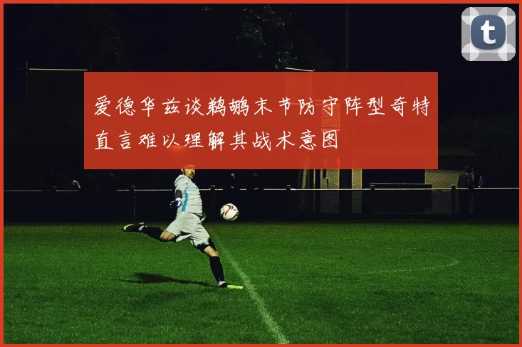 爱德华兹谈鹈鹕末节防守阵型奇特直言难以理解其战术意图